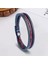 Mestore Kırmızı Siyah Saç Örgü ve Çelik Bileklik 31683B10D3 2