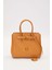 Açık Kahve 64 No Deri Aksesuar Detaylı El Çantası 1