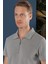 Ts 871 Slim Fit Gri Spor T-Shirt 5