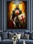 Parlayan Zırhlı Şövalye Dekoratif Kanvas - Mdf Ahşap Tablo 1