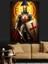 Parlayan Zırhlı Şövalye Dekoratif Kanvas - Mdf Ahşap Tablo 4