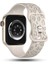 Apple Watch 10 42MM – 6 7 8 9 10 Se Uyumlu 38-40-41MM Leopar Desenli 2'li Silikon Kordon Seti 4