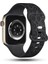Apple Watch 10 42MM – 6 7 8 9 10 Se Uyumlu 38-40-41MM Leopar Desenli 2'li Silikon Kordon Seti 5