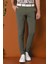 Slim Fit Yan Cepli Düz Esnek Casual Nefti Pantolon P 1144 1