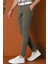 Slim Fit Yan Cepli Düz Esnek Casual Nefti Pantolon P 1144 4