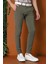 Slim Fit Yan Cepli Düz Esnek Casual Nefti Pantolon P 1144 5
