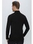 Tr 851 Slim Fit Siyah Klasik Triko 5