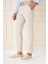 Slim Fit Yan Cepli Düz Esnek Casual Kum Pantolon P 1144 3