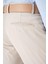 Slim Fit Yan Cepli Düz Esnek Casual Kum Pantolon P 1144 5
