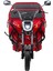 GF710 3 Tekerli Kasalı Elektrikli Moped - Kırmızı 5