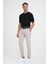 Slim Fit Yan Cepli Esnek Düz Koyu Vizon Pamuk Pantolon P 1197 2