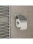 Kapaklı Krom Tuvalet Kağıtlığı | Metal Wc Kağıtlık Askısı | Paslanmaz Banyo Aksesuarı 2