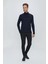 Tr 851 Slim Fit Lacivert Klasik Triko 5