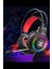 V6 Siyah USB 7.1 Stereo Profesyonel Mikrofonlu Surround Gaming Rgb Kulaküstü Oyuncu Kulaklığı 1