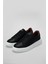 Erkek Tommy Deri Sneaker Ayakkabı 112230222 Siyah 3