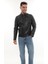 Hakiki Deri Mont Ceket Siyah Slim Fit 2