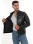 Hakiki Deri Mont Ceket Siyah Slim Fit 4