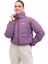 Alyssa Jacket Mor Kadın Kısa Kaban 1