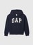 Erkek Çocuk Lacivert Relaxed Gap Logo Fermuarlı Sweatshirt 1