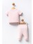 Kız Bebek Pudra Pijama Takım 50322901-VR042 2