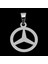 925 Ayar gümüş kolye Benz SM9136 1