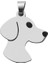 925 Ayar gümüş kolye köpek SM9068 2