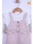 Bayramlık Kız Bebek Çocuk Salopet Badi Takım 2338 3