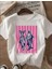 Yaza Özel Mevsimlik Baskılı Bisiklet Yaka Pamuklu Beyaz Kadın/erkek Unisex Oversize Tshirt 1