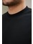 Erkek Basic Oversize Double Face Kumaş Kısa Kollu Tshirt 3