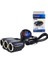 Olesson 1634 12-24V 3lü Usbli 120W 80CM Kablolu Dijital Ekranlı Araç Oto Tır Çakmak Çoklayıcı Çakmaklık Çoğaltıcı 1