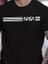 Erkek Kısa Kollu Nasa Baskı Bisiklet Yaka T-Shirt 2