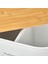 Bath 2 Bölmeli Ahşap Kapaklı Metal Deterjan Kutusu - Beyaz - 12 Lt 3