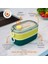 Healty Iki Katlı Çelik Yemek Kabı - Sarı / Yeşil - 1,3 Lt 1