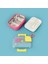 Lunch Box Yemek Kabı - Pembe / Sarı - 1,1 Lt 3