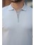 Erkek Fermuarlı Yakalı Kısa Kollu Tshirt 3