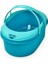 Islak Kuru Su Sıçrama Önleyicili Turbo Disk Mop Set - Mavi 2