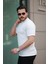 Erkek Kısa Kollu Örgü Kumaş Bisiklet Yaka T-Shirt 2