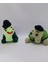 Amigurumi Tosbik Kaplumbağa Oyuncak Takımı El Yapımı Örme Kadife İp 1