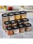 Bonny Erzak Saklama Kabı 3lü Set 1,8lt - 1lt - 600ML Siyah 6