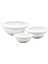 Lunar Kapaklı Kase 3lü Set 3lt 2lt 1lt Beyaz 1