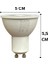 (10 adet) Cata 9W (50W) Beyaz Işık (6500K) Dim Edilebilir GU10 DUYLU LED Spot Ampul 3