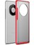 Huawei Mate 40 Pro Kılıf Ecrz Volks Kapak-Kırmızı 1