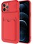 iPhone 12 Pro Max Kılıf ​ecrz Kartix Kapak-Kırmızı 1