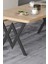 Parla Mutfak Yemek Masası W Metal Ayak 70X110 Mutfak Yemek Masası 4
