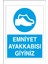 Tünelreklam Emniyet Ayakkabısı Giyiniz 5 mm Dekota 50X70 cm Uyarı Levhası 1
