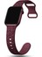 Apple Watch 10 42MM – 6 7 8 9 10 Se Uyumlu 38-40-41MM Leopar Desenli 2'li Silikon Kordon Seti 3