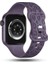 Apple Watch 10 42MM – 6 7 8 9 10 Se Uyumlu 38-40-41MM Leopar Desenli 2'li Silikon Kordon Seti 4