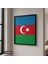 Can Azerbaycan Bayrağı 25* 35* Dekote Levha 1