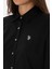 Kadın Siyah Gömlek Basic 50308024-VR046 7