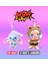 Stitch 1 adet + Labubu Cry Baby Orginal Peluş Anahtarlık toplam 2 Adet 1